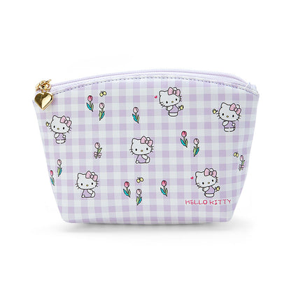 Hello Kitty 格仔皮製拉鍊袋