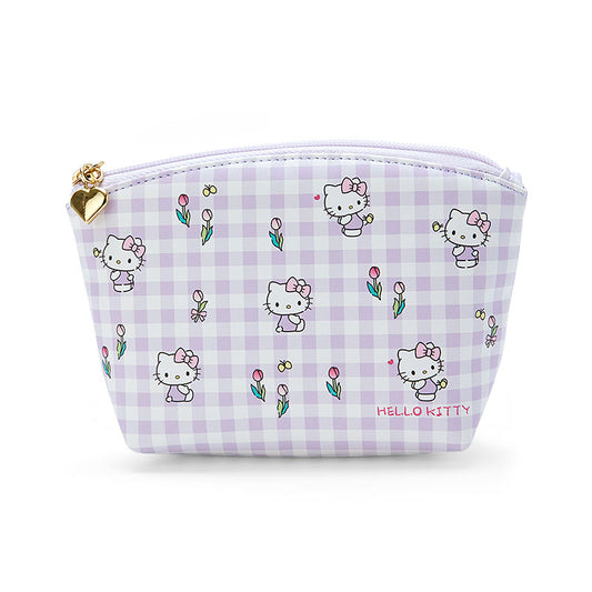 Hello Kitty 格仔皮製拉鍊袋