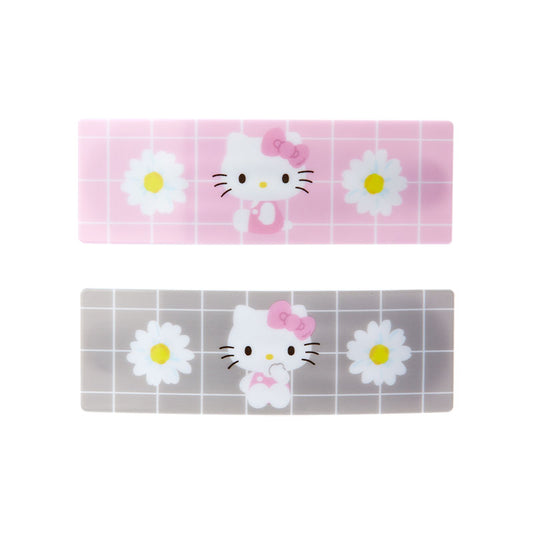 Hello Kitty 2個裝格仔髮夾