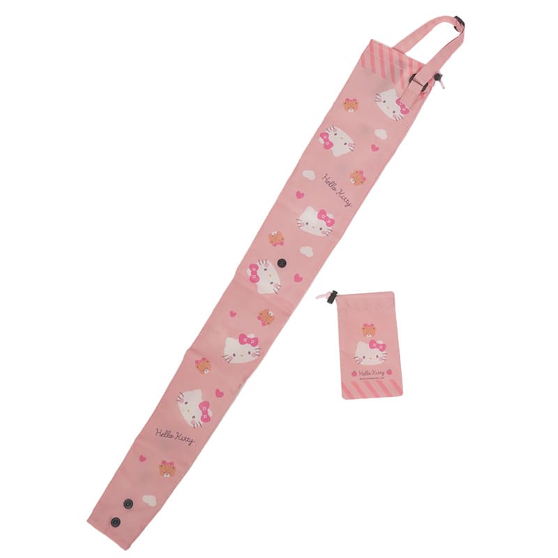 Hello Kitty 兩用雨遮袋 直遮、縮骨遮適用