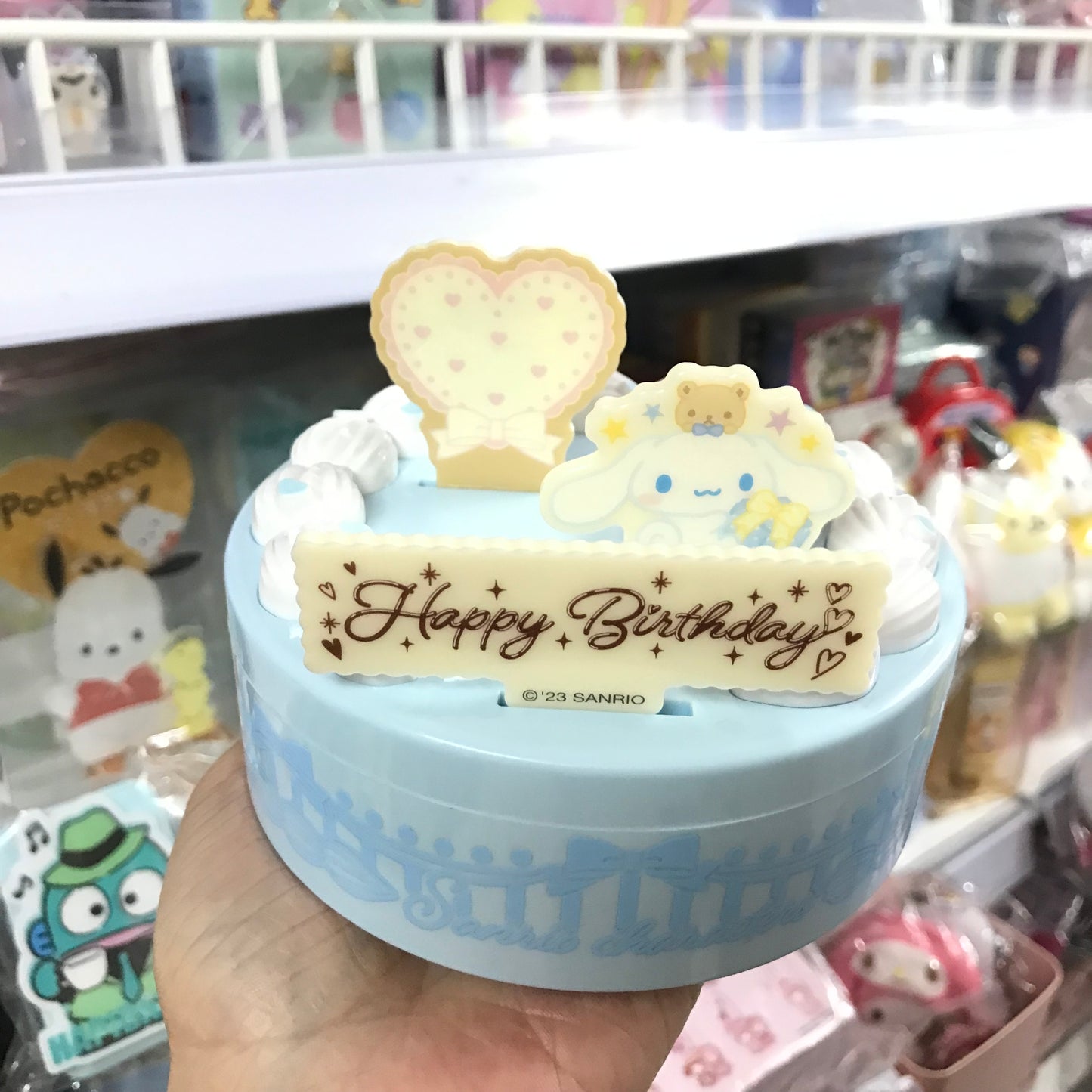 Sanrio 蛋糕造型立牌夾收納盒