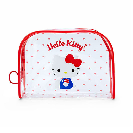 Hello Kitty 透明波點拉鍊袋