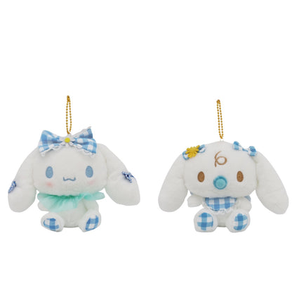Cinnamoroll & Milk BB 格仔天使公仔掛件一對