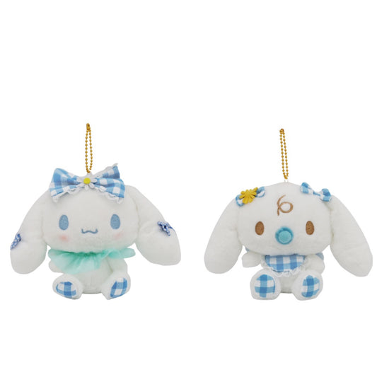 Cinnamoroll & Milk BB 格仔天使公仔掛件一對