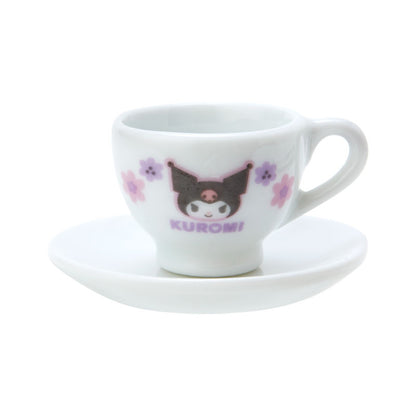 Kuromi 迷你陶瓷茶杯+茶壺+心形盒仔