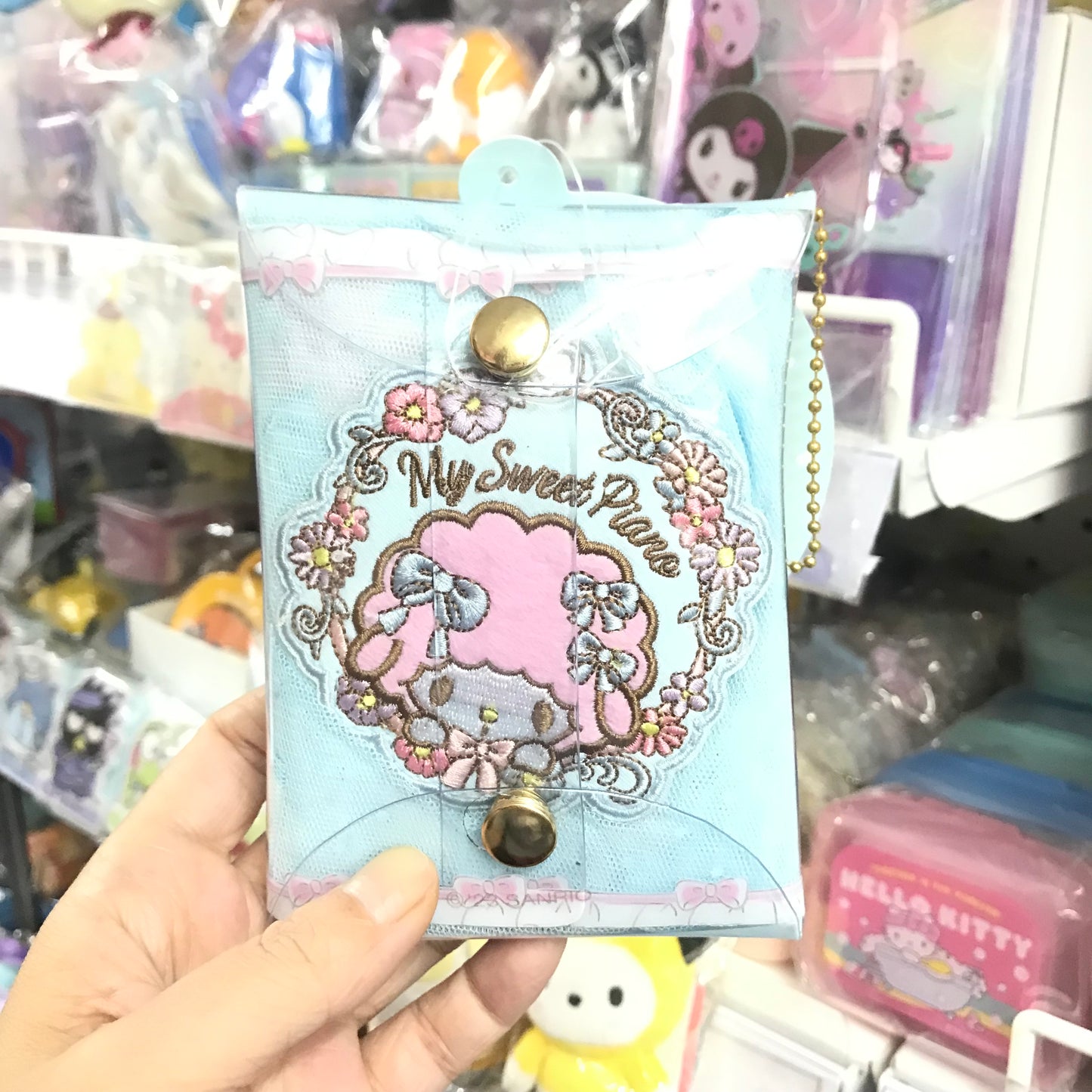 My Sweet Piano 紗網手挽袋連PVC收納小袋