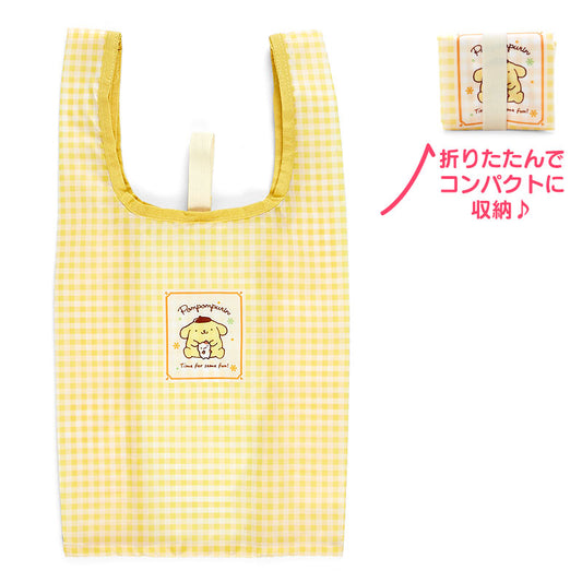PomPomPurin 格仔環保袋 S碼