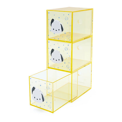 Pochacco 透明3格櫃桶
