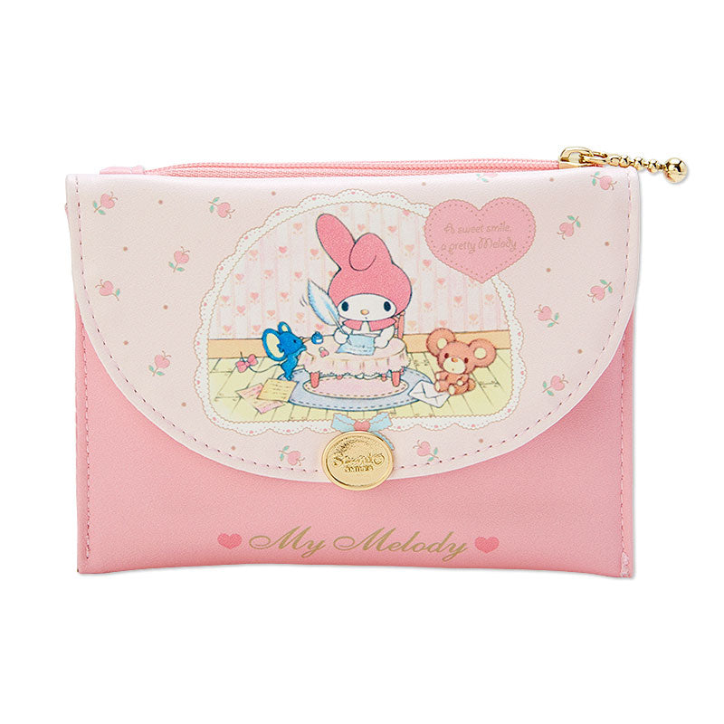 My Melody 懷舊信封造型皮製拉鍊袋