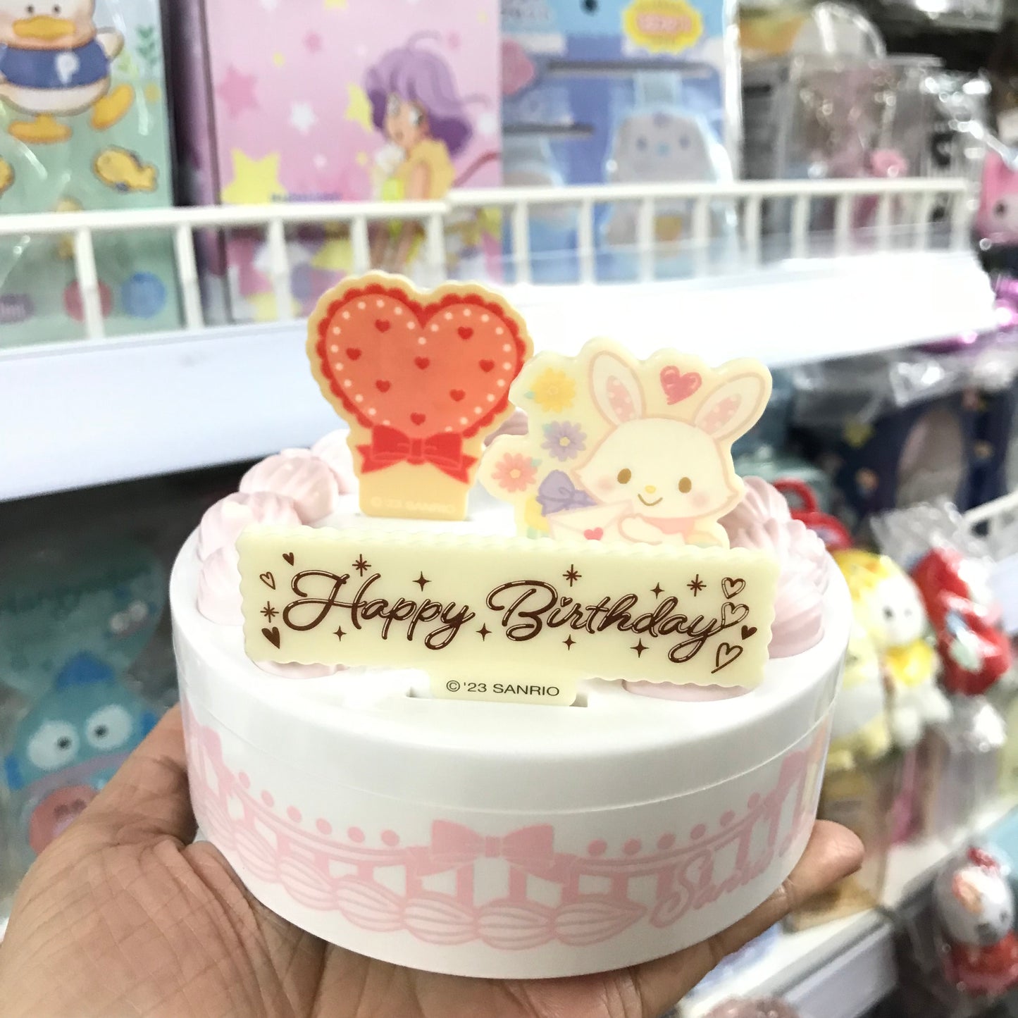 Sanrio 蛋糕造型立牌夾收納盒