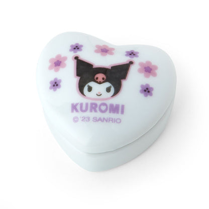 Kuromi 迷你陶瓷茶杯+茶壺+心形盒仔