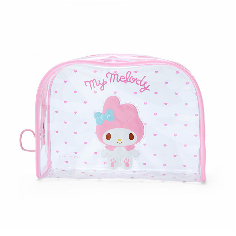 My Melody 透明波點拉鍊袋