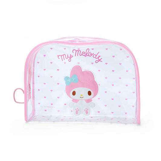 My Melody 透明波點拉鍊袋