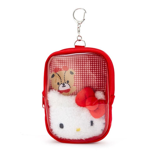 Hello Kitty 公仔頭透明拉鍊袋