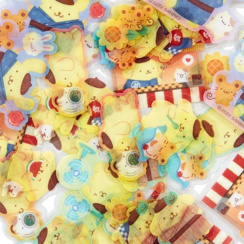PomPomPurin 夏祭貼紙