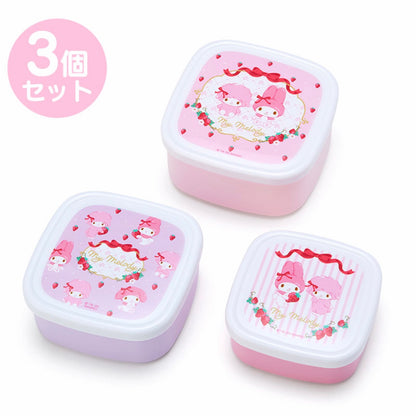 My Melody & My Sweet Piano 3個裝食物盒
