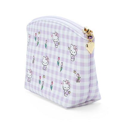 Hello Kitty 格仔皮製拉鍊袋