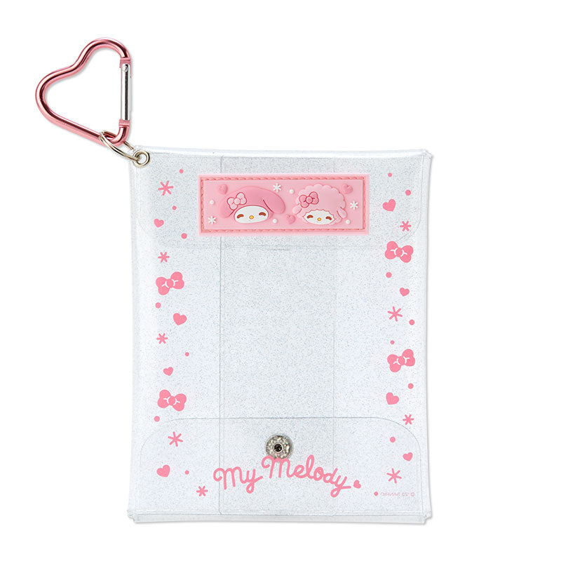 My Melody 透明收納袋配心形匙扣