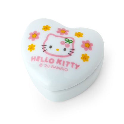 Hello Kitty 迷你陶瓷茶杯+茶壺+心形盒仔
