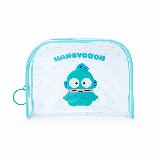 Hangyodon 透明波點拉鍊袋
