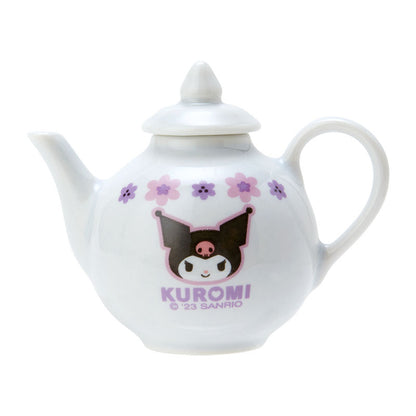 Kuromi 迷你陶瓷茶杯+茶壺+心形盒仔