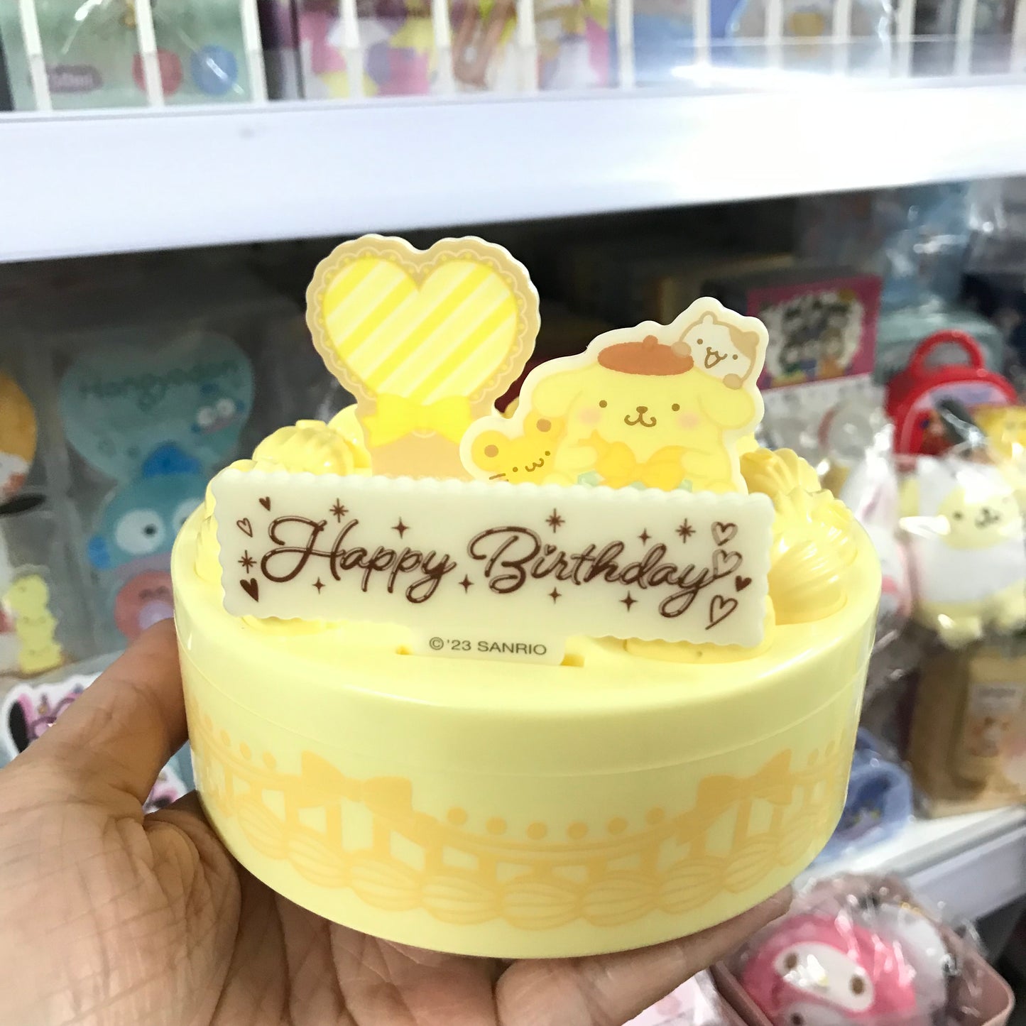 Sanrio 蛋糕造型立牌夾收納盒