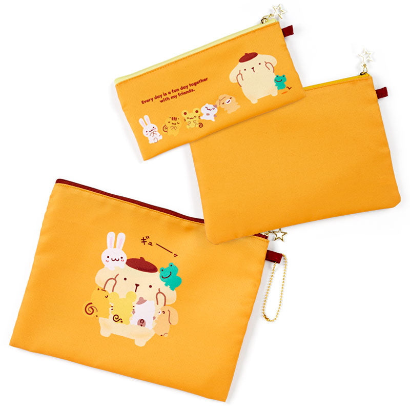 PomPomPurin 3個裝拉鍊袋