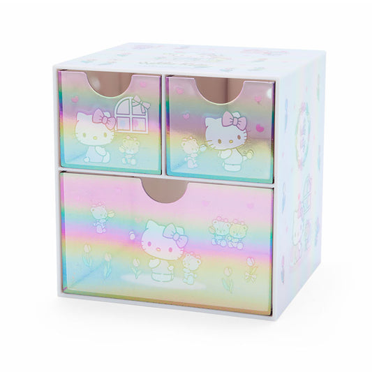 Hello Kitty 幻彩3格櫃桶
