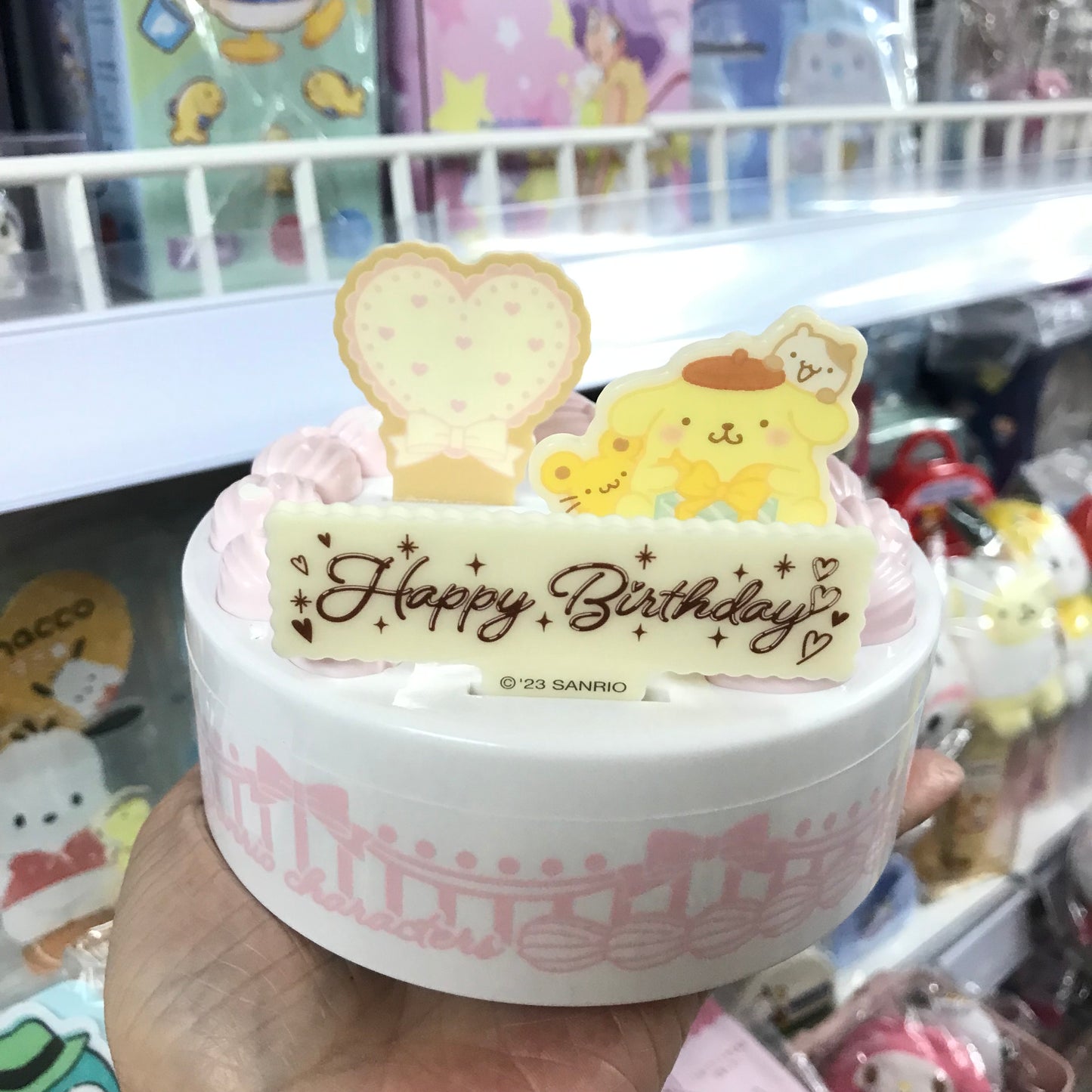 Sanrio 蛋糕造型立牌夾收納盒