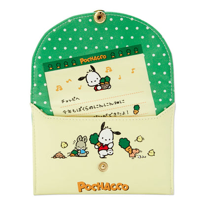 Pochacco 懷舊信封造型皮製拉鍊袋