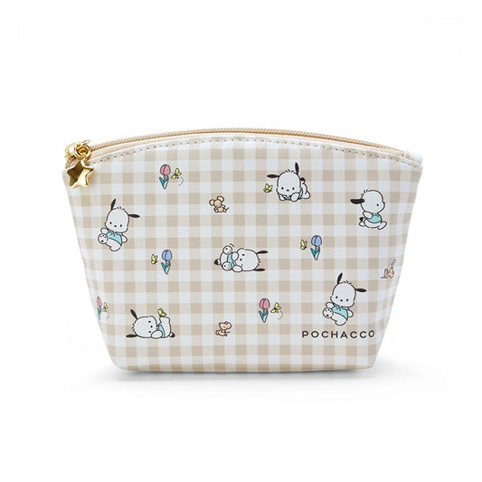 Pochacco 格仔皮製拉鍊袋