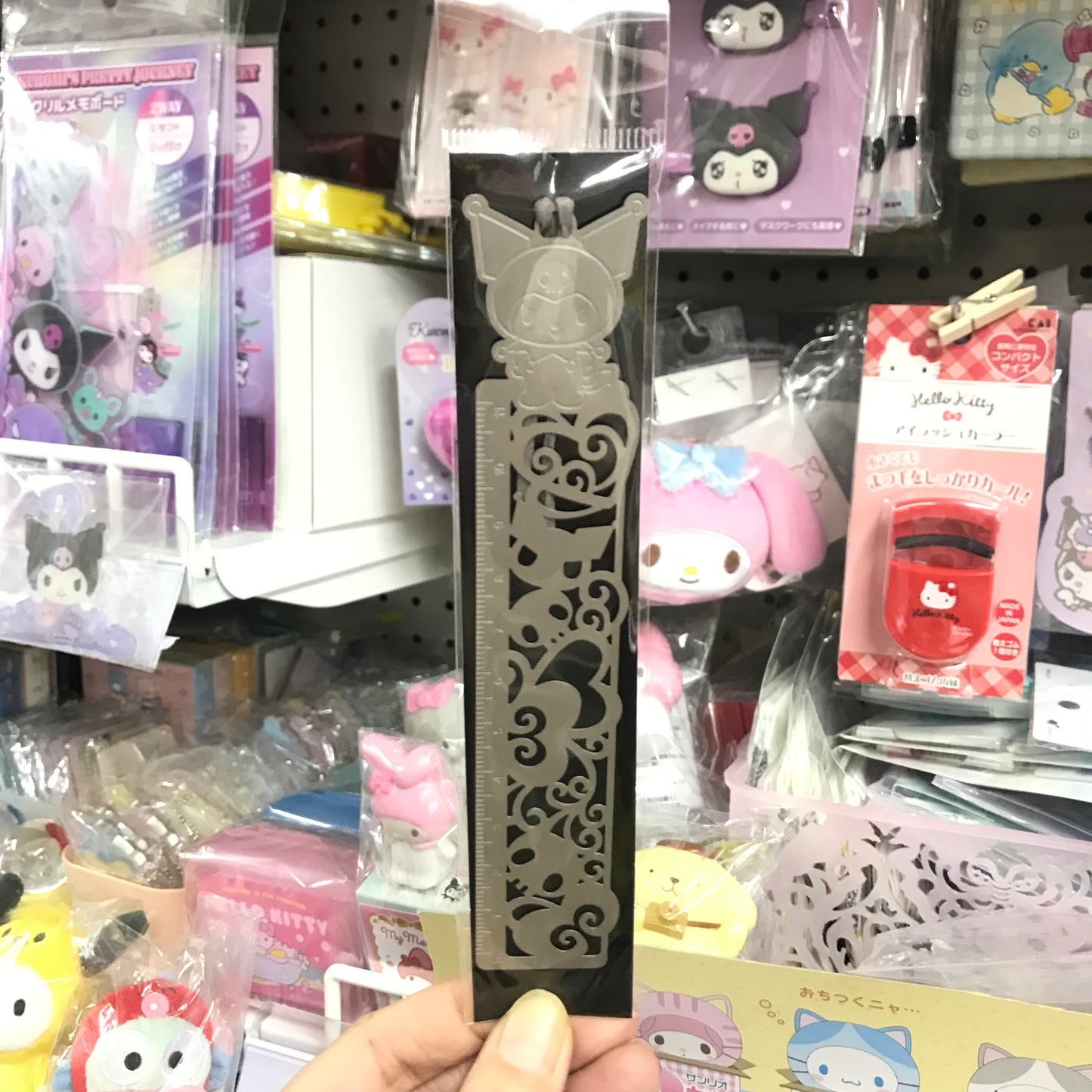 Kuromi 通花書籤 11cm間尺
