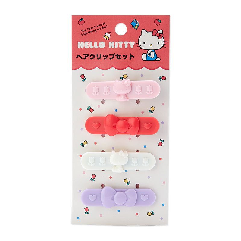 Hello Kitty 4個裝髮夾