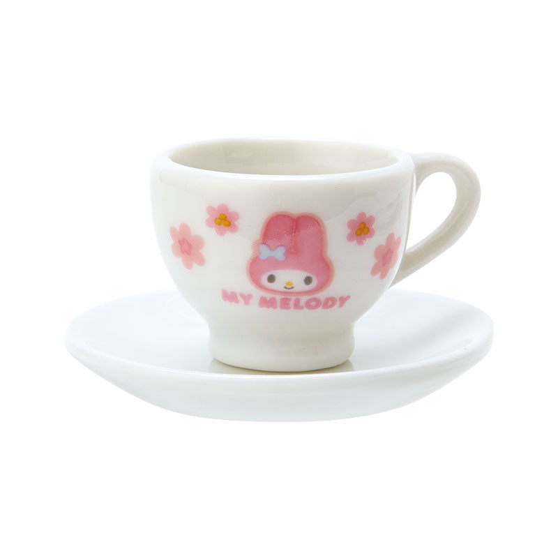 My Melody 迷你陶瓷茶杯+茶壺+心形盒仔