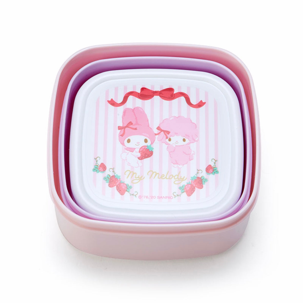 My Melody & My Sweet Piano 3個裝食物盒