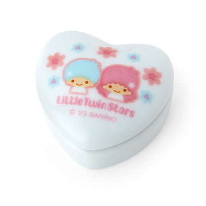Little Twin Stars 迷你陶瓷茶杯+茶壺+心形盒仔