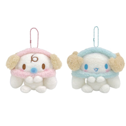 Cinnamoroll & Milk BB 戴耳罩公仔掛件一對