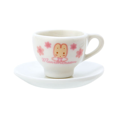 Marron Cream 迷你陶瓷茶杯+茶壺+心形盒仔