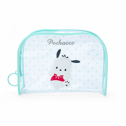 Pochacco 透明波點拉鍊袋
