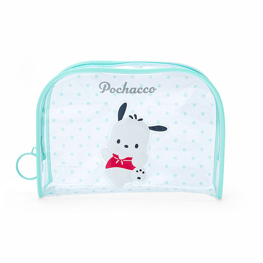 Pochacco 透明波點拉鍊袋