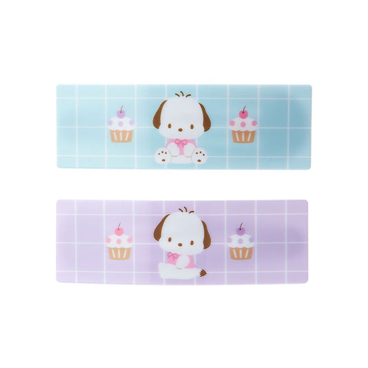 Pochacco 2個裝格仔髮夾