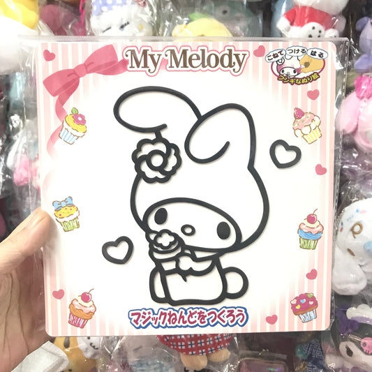 My Melody 魔法泥玻璃貼DIY材料包