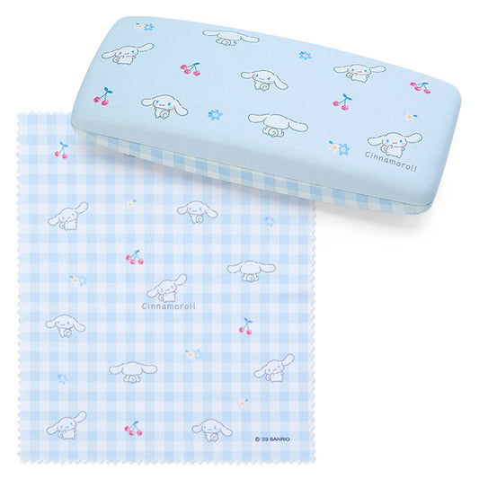 Cinnamoroll 格仔眼鏡盒連眼鏡布